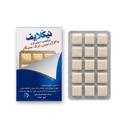 آدامس ترک سیگار نیکلایف طعم اکالیپتوس 30 عدد