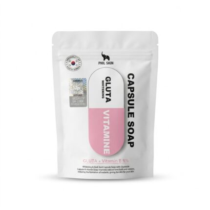 صابون کپسولی جوانساز و روشن کننده مدل Gluta+Vitamin E