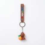 جاکلیدی Brown از LINE Friends با طرح پرتقال