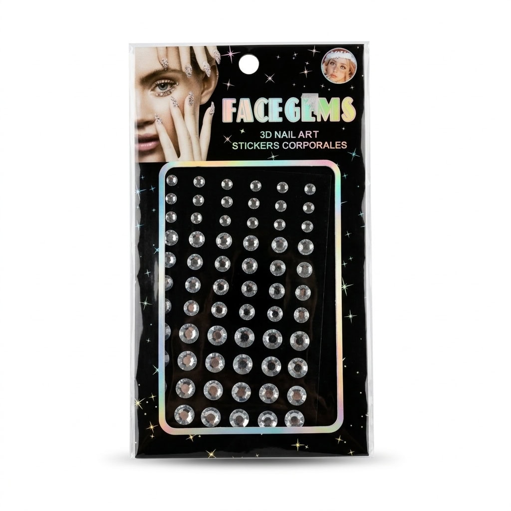 prod-1792337658275-0 نگین چسبی طرح الماس گرد بی رنگ سایز بزرگ